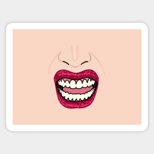 Sasha Velour Mouth Sticker